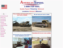 Tablet Screenshot of americantopsoilkc.com